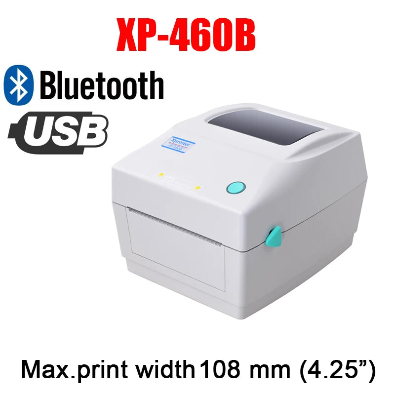 XP-460B/420B 4inch Shipping Label/Express/Thermal Barcode Label Printer Compatible with Shipping Label 4x6 Inches Label