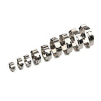 Pipe Clamp High Quality 10 PCS Stainless Steel 304 Single Ear Hose Clamps Assortment Kit Single 5.3-31mm Multiple specifications