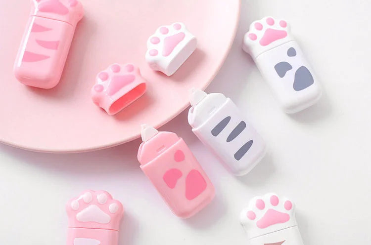 Lytwtw's Lovely Kawaii Cat Claw Cute Correction Tape Stationery Office School Supply Gift nice things corrector novel