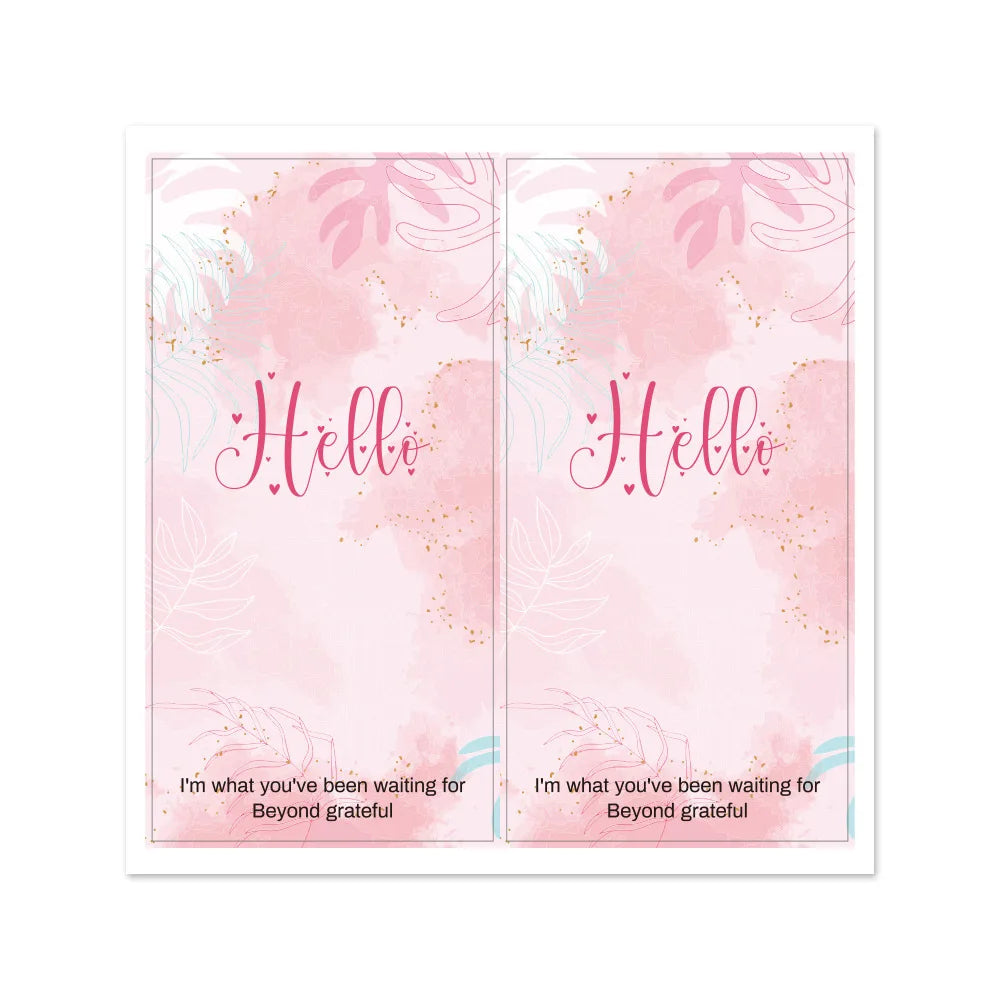 10-50pcs ' Especially For You' Rectangle Stickers 5*10cm Thank you Small Business Sticker Labels For Express Package Decor