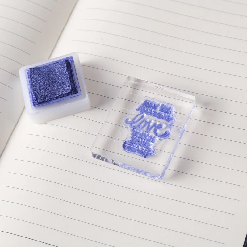 9 Sizes Clear Acrylic Stamp Block for DIY Crafts Card Making Decorations Scrapbooking Handmakes Use with Acrylic Stamps Tools