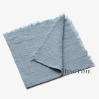 Napkin Cotton Cloth 41*41cm Rustic Gauze Hanky Tea Towel Dining Place Mats Wedding Supplies Linen Home Table Decor