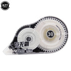 30M Roller Big Capacity White Out Correction Tape Student Error Tape Pen Back Corrector School Office Supplies Stationery