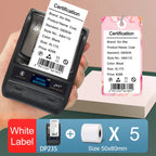 DETONGER DP23S Barcode QR Code Clothes Jewelry Price Tag Printer Android iOS Bluetooth Connection PC Printer