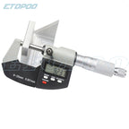 IP54 0.001mm Electronic Outside Micrometer 0-25mm Digital Micrometer Caliper Gauge Meter Micrometer Carbide Tip Measure Tools