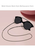 Skyrim Elegant Clear Zicron Crystal Beaded Lanyand for Glasses Sunglassess Chain Eyeglasses Strap Rope Eyewear Cord Accessories