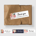 120Pcs/roll Thank You For Your Order Stickers Pink Labels For Envelope Sealing For Small Business Decor Sticker Stationery