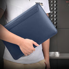 Newest Laptop Sleeve for MacBook Air 15.3 2026 Air 13.6 M5 M4 PU Leather Laptop Carry Sleeve for MacBook Pro 14 M5 Laptop Bags