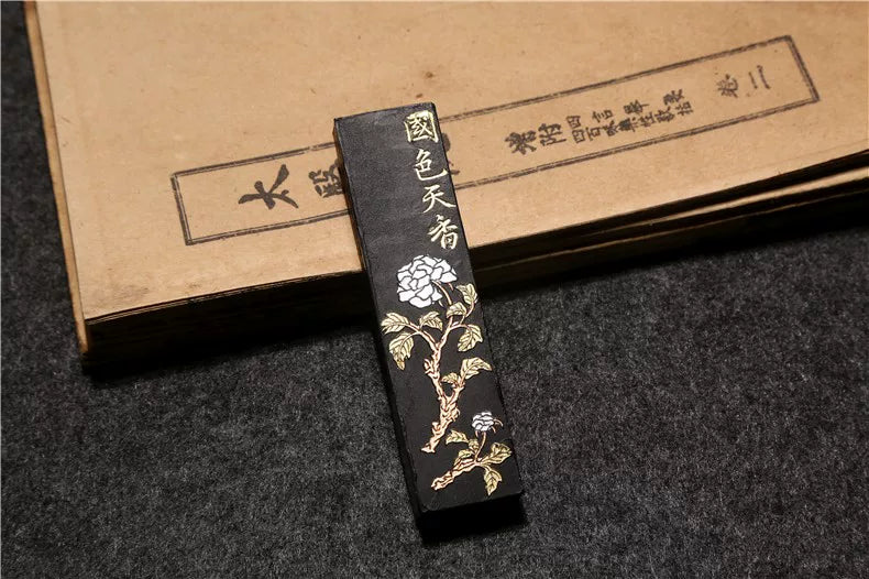 Chinese Sumi Ink Stick Solid Ink Stick Calligraphy Artist Painting Watercolor Fabric Paint Ink Block Chinese Painting Ink Stick