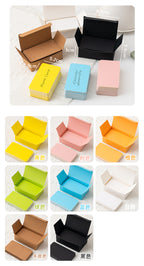 100Pcs/Box Colorful Blank Index Cards Thick Hard Cardstock DIY Handwriting Flash Cards  Study Memo Drawing Note Cards