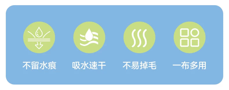 1/10Pcs Magic Cleaning Cloth Thickened Reusable Microfiber Glass Clean Towel Washable Lint-free Cleaning Rags for Kitchen Glass