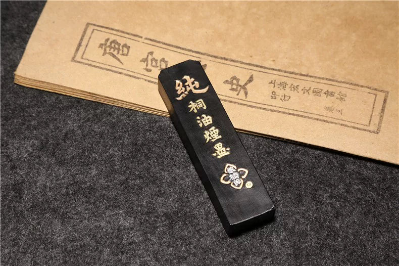 Chinese Sumi Ink Stick Solid Ink Stick Calligraphy Artist Painting Watercolor Fabric Paint Ink Block Chinese Painting Ink Stick