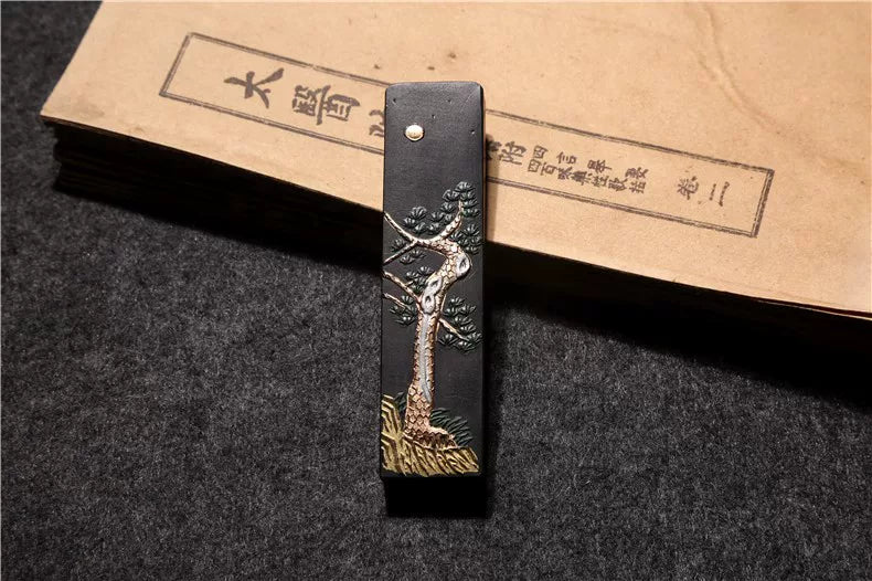 Chinese Sumi Ink Stick Solid Ink Stick Calligraphy Artist Painting Watercolor Fabric Paint Ink Block Chinese Painting Ink Stick