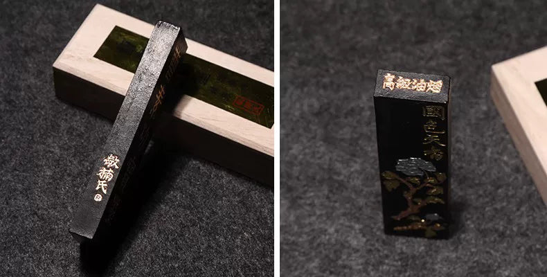 Chinese Sumi Ink Stick Solid Ink Stick Calligraphy Artist Painting Watercolor Fabric Paint Ink Block Chinese Painting Ink Stick
