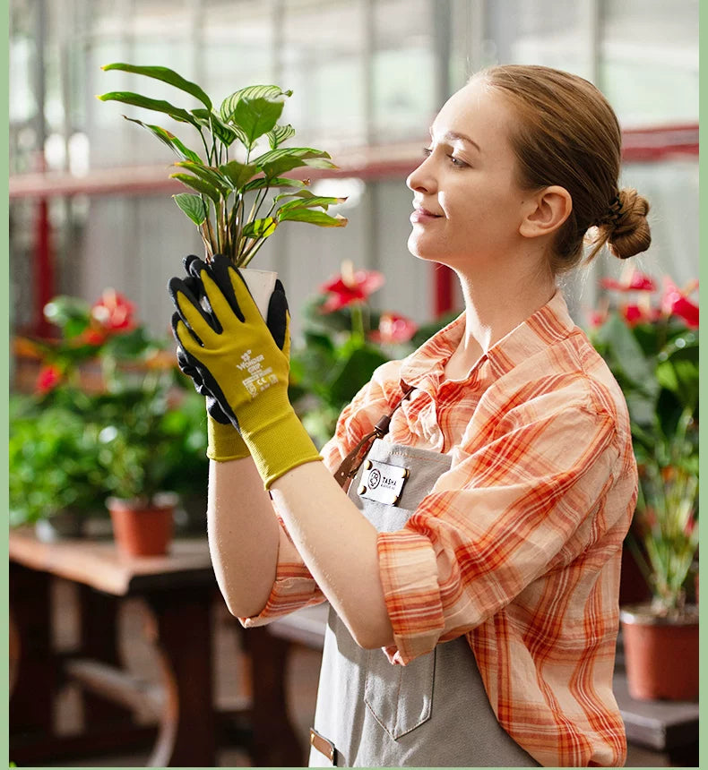 Garden Nitrile Gloves Latex Cleaning Food Gloves Universal Household Garden Cleaning Gloves Home Cleaning Rubber Glove