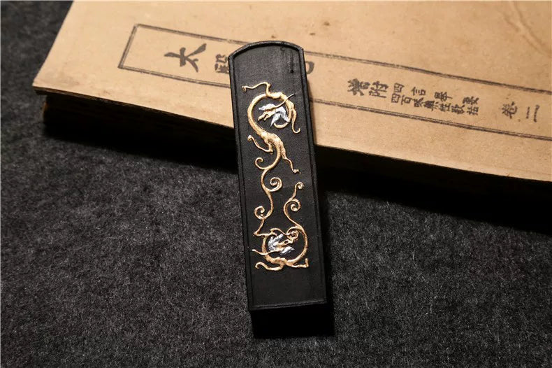 Chinese Sumi Ink Stick Solid Ink Stick Calligraphy Artist Painting Watercolor Fabric Paint Ink Block Chinese Painting Ink Stick