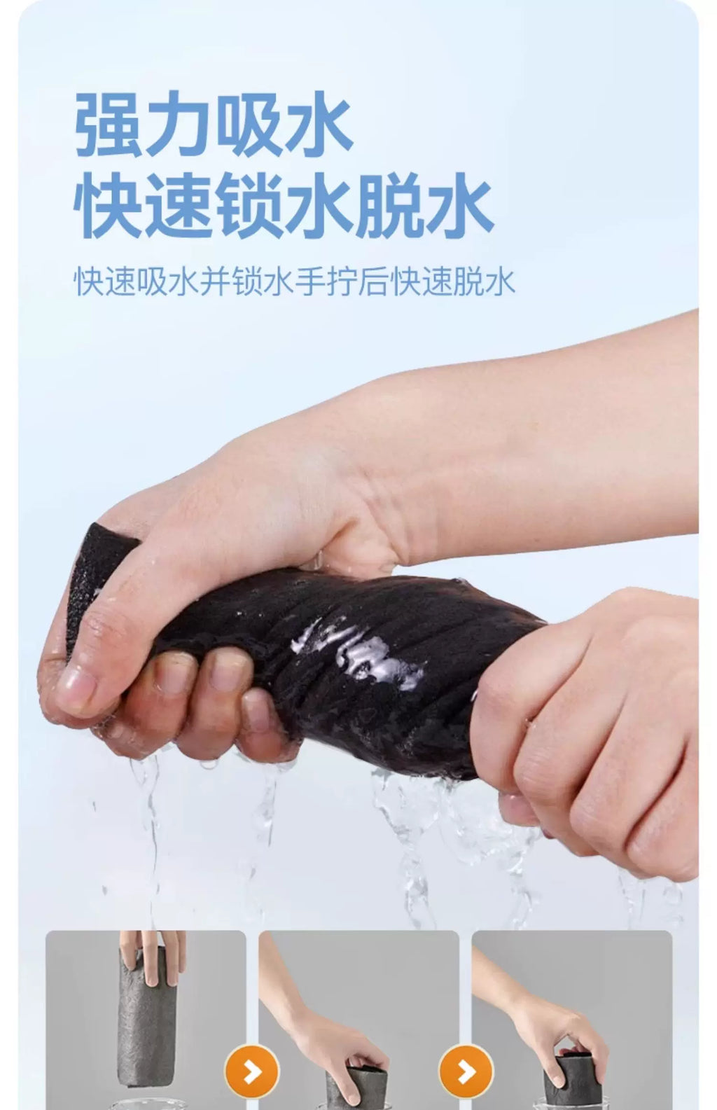 1/10Pcs Magic Cleaning Cloth Thickened Reusable Microfiber Glass Clean Towel Washable Lint-free Cleaning Rags for Kitchen Glass
