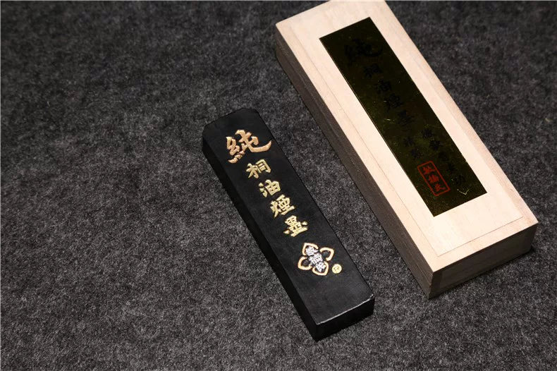 Chinese Sumi Ink Stick Solid Ink Stick Calligraphy Artist Painting Watercolor Fabric Paint Ink Block Chinese Painting Ink Stick