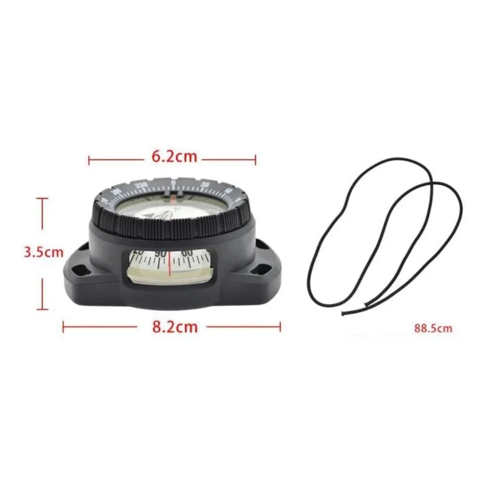 Outdoor Dive Noctilucent Compass Professional Waterproof Navigator Digital Scuba Luminous Balanced Watch For Underwater Swimming