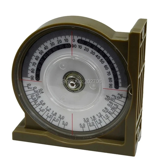 Magnetic Angle Locator Slope Protractor Inclinometer Slope Locator Level Meter Clinometer Survey Portable Measuring Gauge Tool