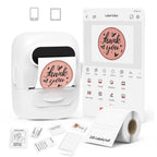 Marklife P50 Thermal Label Printer Mini Bluetooth Self-Adhesive Sticker Printer for School Office Kitchen To Tag Price Machine