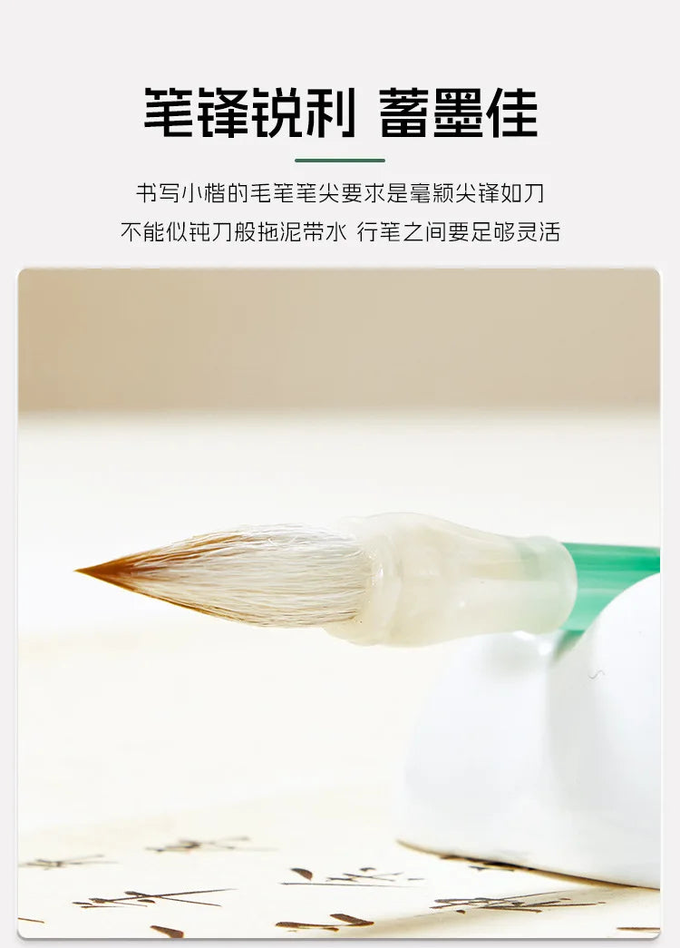 Skinny Gold Writing Special Brush for Beginners To Learn Chinese Painting Professional Practice Small Case Hook Brush