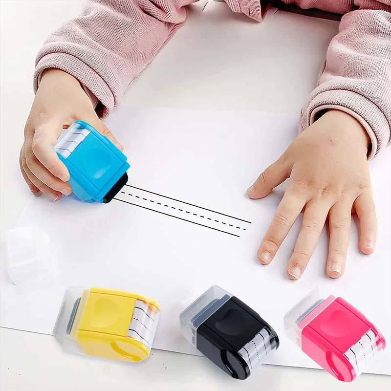 1pc Plastic Confidential Stamp Identity Protection Roller Stamps Express Privacy Data Guard Information Identity Address Blocker