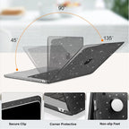 Glitter laptop Cover For 2026 Macbook Air 13.6 Case MacBook Air 15 M4 Chip Case MacBook Pro 14 Pro 16 M5 M3 M2 M1 Pro 13 Case