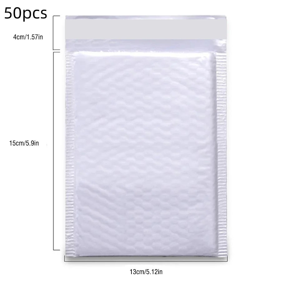 50PCS 100PCS White Multifunctional Bubble Mailing Envelope SelfAdhesive Sealed Express Packaging Suitable For Multiple Scenarios