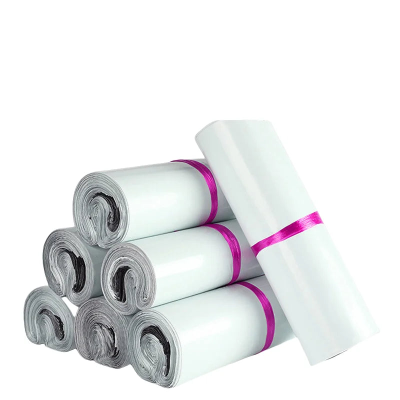 100Pcs self adhesive poly mailer shipping bags waterproof durable postal packaging bags for clothes e commerce delivery packing
