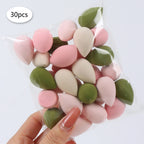 10/20/30/50/100Pcs Mini Makeup Sponge, Expands When Exposed to Water, Suitable for All Skin Types