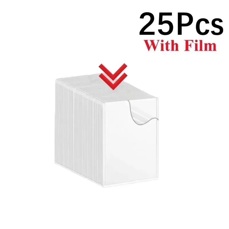 1-50Pcs 35PT Transparent Card Sleeve Clear Trading Card Holder Idol Photo Game Card Holders Cover
