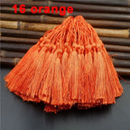 100pcs/lot 13cm Tassel Silk Fringe Silky Floss Bookmark Tassels Mini Tassels For DIY Craft Jewelry Making Souvenir Bookmarks