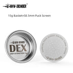 58.5mm Espresso Filter Baskets 15-20g Coffee Basket with Puck Screen Fit 58mm Espresso Portafilters Coffee Machine Accessories