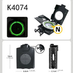New Outdoor Compass Hiking Survival Compass with Clinometer,Waterproof Durable and Pocket-Sized Good for Camping Hunting Hiking