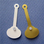 Jewelry Price Tag White PVC Snap Lock, gift packaging label plastic DIY vinyl button fastener bracelet earrings handy ring tags