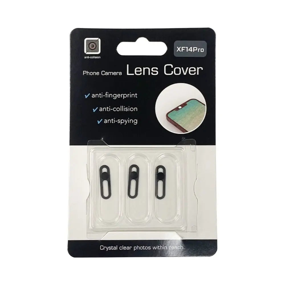 3Pcs Metal Webcam Cover for iPhone 14 14 Plus Privacy Slider Front Camera Len Cap for iPhone 14 Pro 14 Pro Max Phone Len Sticker