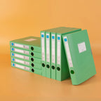 10pcs A4 Colorful File Boxes - Durable Thick Plastic Document Organizers for Contracts, Accounting Receipts & Office Supplies