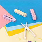 Portable Retractable Mini Scissors Safety Hand Cutter Small Cutting Tools for Student School Office Home Daily Use