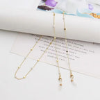 Fashion Pearl Sunglasses Chain Wearing Neck Holding Beaded Lanyard Cord Masks Sunglass Reading Glasses Chain Eyewear Accessories