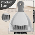 Mini Dustpan and Brush Set Portable Table Top Cleaning Dining Table Crumb Sweeper Multipurpose Desktop Keyboard Cleaning Tools