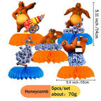 Grizzly and The Lemmings Cartoon Party Supplies Disposable Tableware Paper Plates for Birthday Shower Party Decoration Gifts
