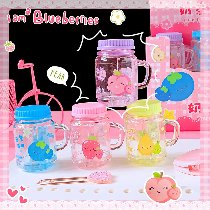Office supplies school equipment kawaii stationery items School supplies cute fruit cup shape pencil sharpener for child