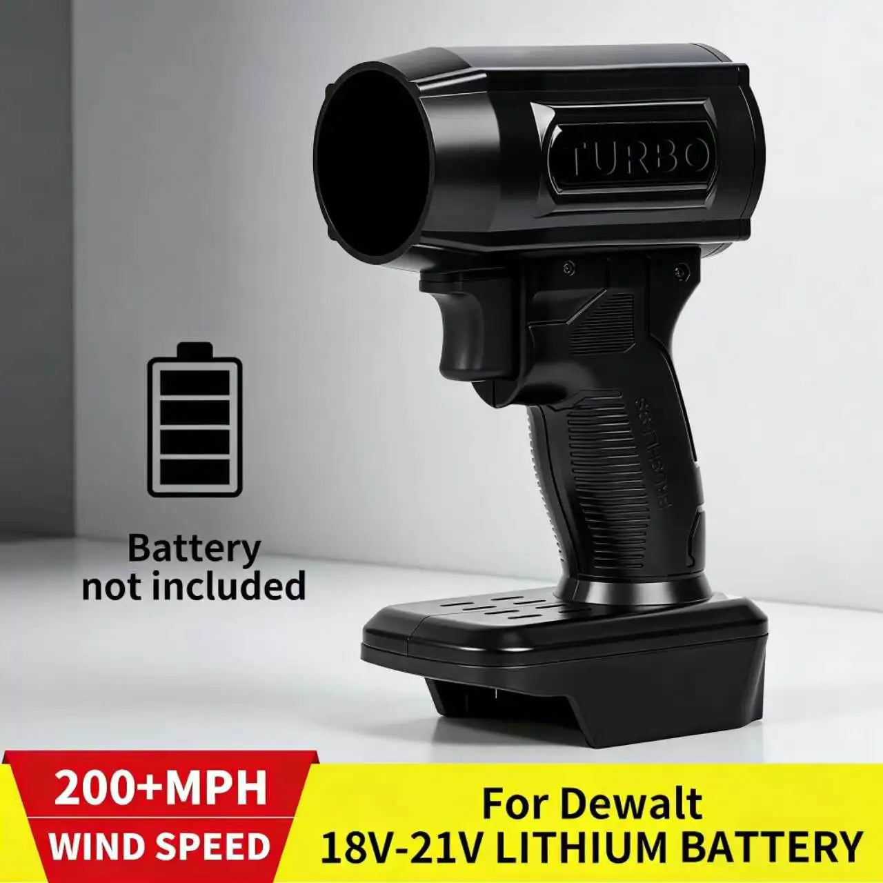 Car Violent Air Blower Powerful Handheld Turbo Jet Fan High Speed 50mm Brushless Motor Thrust Car Wash Air Gun Dryer Tools