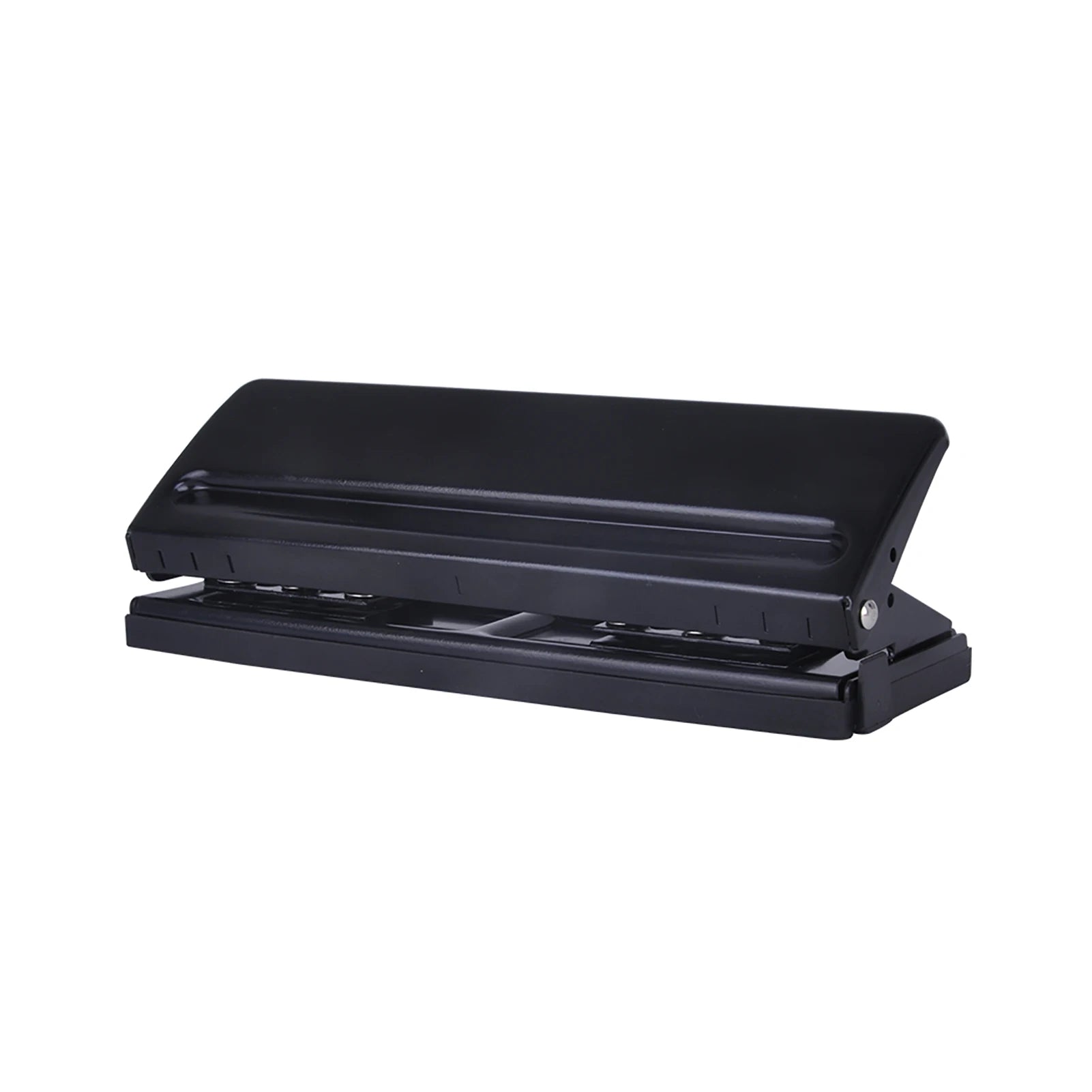 Adjustable 6-Hole Desktop Punch Puncher for A4 A5 A6 B7 Dairy Planner Organizer Six Ring Binder with 6 Sheet Capacity