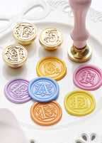 Sealing Wax for Stamp Head Letter Retro Seal Kit Nail Silicone Stamps Logo for Scrapbooking Surgut Print Set Wedding Craft Soaps