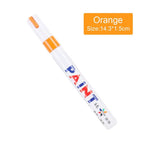 3pcs White Paint Pen Paint Markers Waterproof Car Tyre Oil-Based Paint Pen Set Quick Dry And Permanent