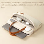 Laptop Bag Women Slim Briefcase Notebook Carring Case for MacBook Air 13 Pro 14 M4 Huawei Matebook Lenovo Acer Xiaomi 15.6 inch