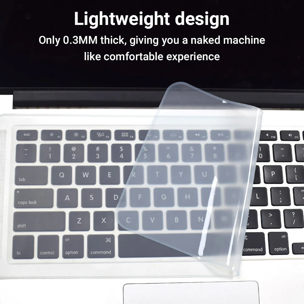 13-17 Inch Universal Laptop Keyboard Cover Soft Silicone Dustproof And Waterproof Protective Film For Notebook Computers