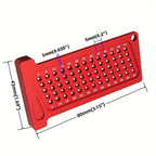 Aluminum T Square Marking Gauge Right Angle Protractor Dual Scale Woodworking Carpenter Layout Scribing Ruler